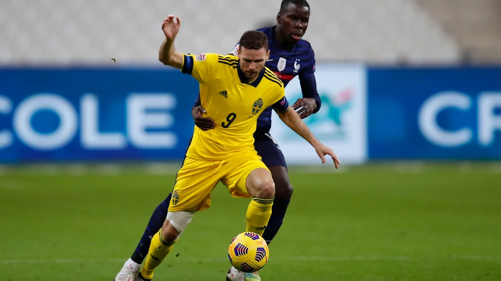 Marcus Berg deltar inte i dagens landslagsträning. Arkivbild.