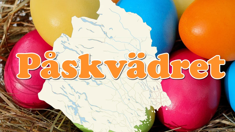 Här är påskens väder.