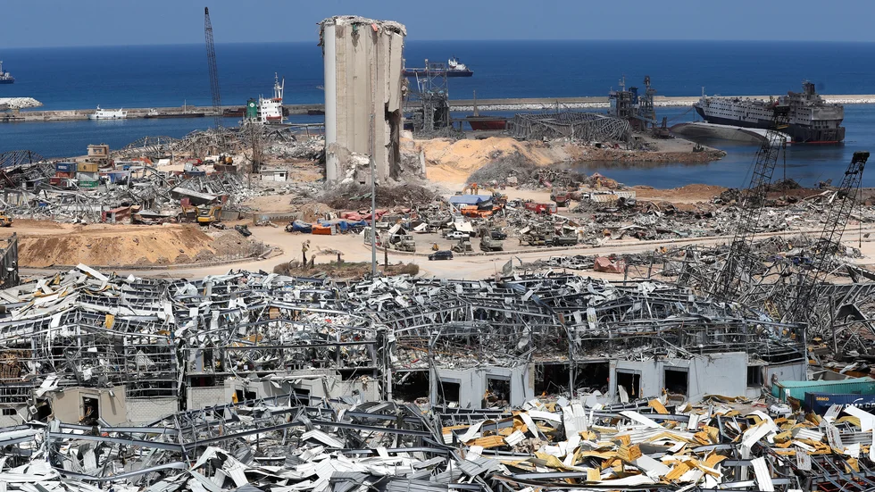 Stora delar av Medelhavspärlan Libanon förstördes i den våldsamma explosionen den 4 augusti förra året. Arkivbild.
