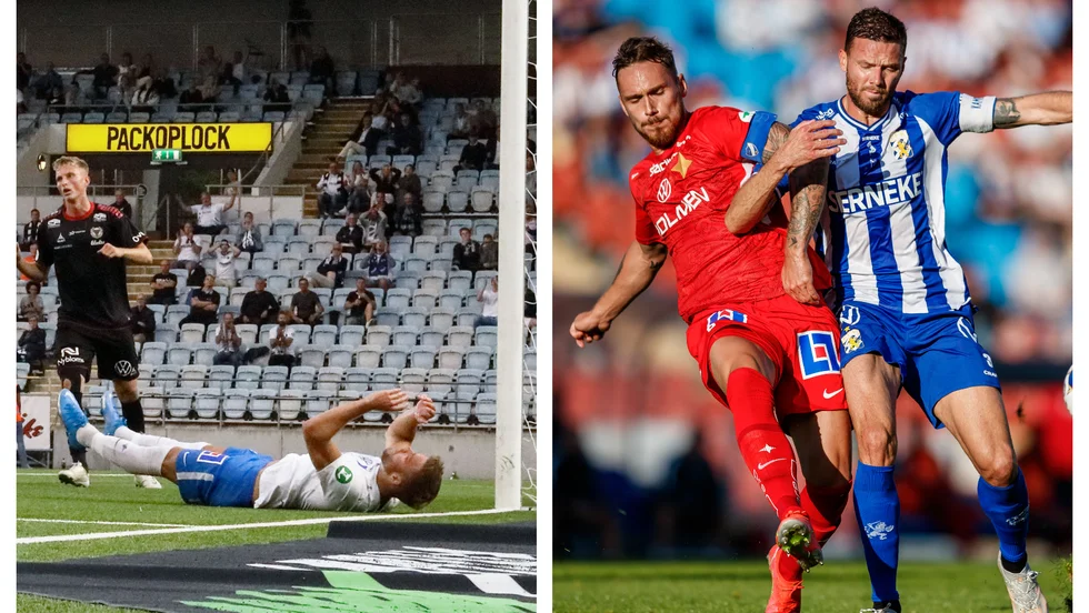 Christoffer Nymans comeback mot Kalmar FF var välkommet för IFK där Linus Wahlqvist (höger) varit en av IFK:s allra bästa spelare den här säsongen.