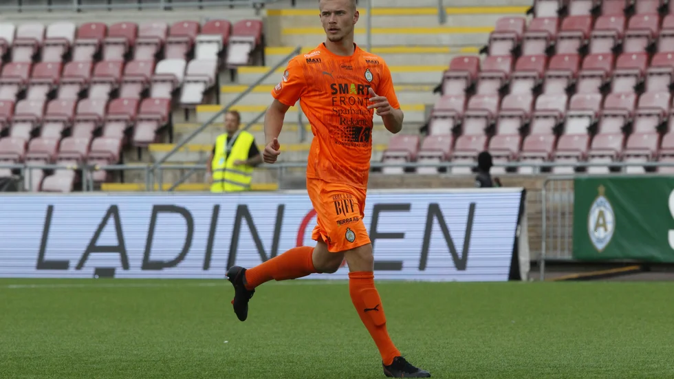 Alexander Ahl Holmström stod för en mycket fin insats under AFC:s match mot Norrby.