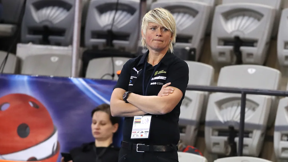 Camilla Granelid från Alunda är förbundskapten för det svenska U19-landslaget som jagar guld i IFU Arena den här veckan.