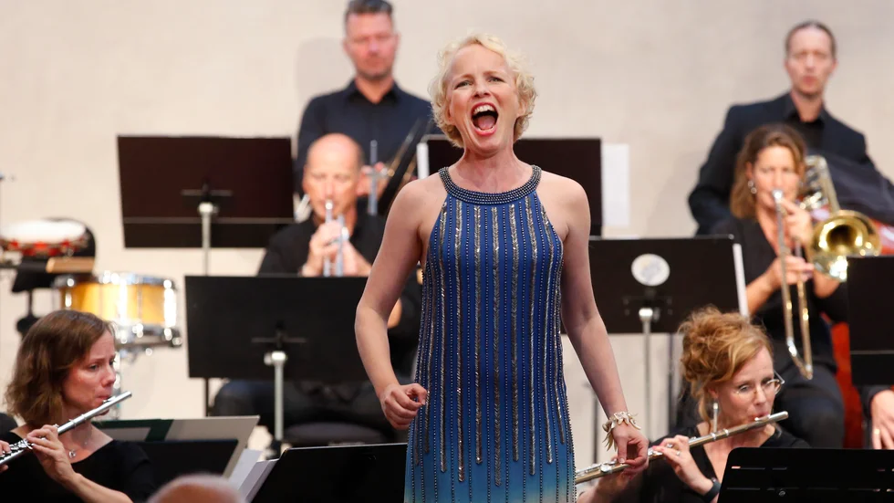 Kerstin Avemo hoppade in som solist när Cornelia Beskow blev sjuk. 