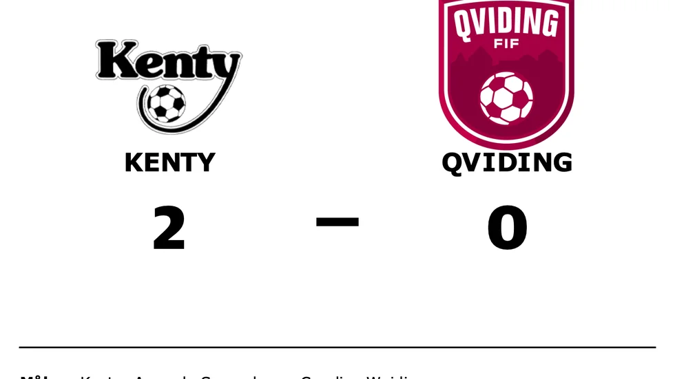 Kenty vann mot Qviding