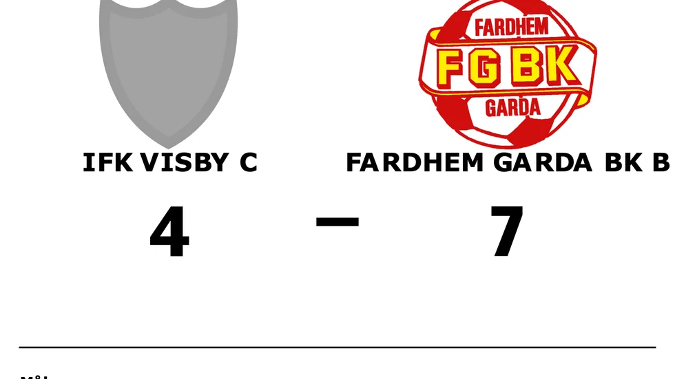 IFK Visby C förlorade mot Fardhem Garda BK B