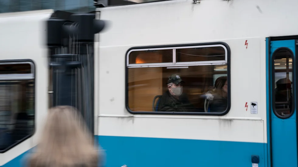 En spårvagnsförare i Göteborg som hade klagat över värme i förarhytten kollapsade. Arkivbild.