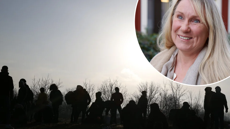 Kirsi Sedell Masters, verksamhetschef för service och integration i Västerviks kommun, håller precis på att undersöka hur många Västervik skulle kunna tänka sig att ta emot.
