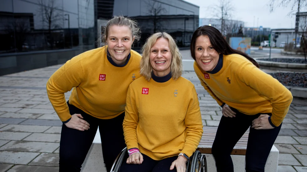 Anna Normann, Anna-Carin Ahlquist och Anna Beck är tre medaljhopp i Paralympics. Arkivbild.