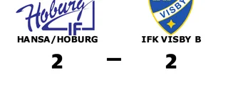Hansa/Hoburg fixade kryss hemma mot IFK Visby B