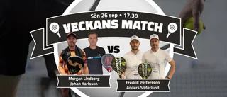 TV: Rafflande match mellan Lindberg/Karlsson och Pettersson/Söderlund – se den i repris