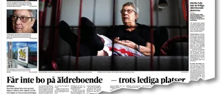 Absurt stränga kriterier för vårdboende