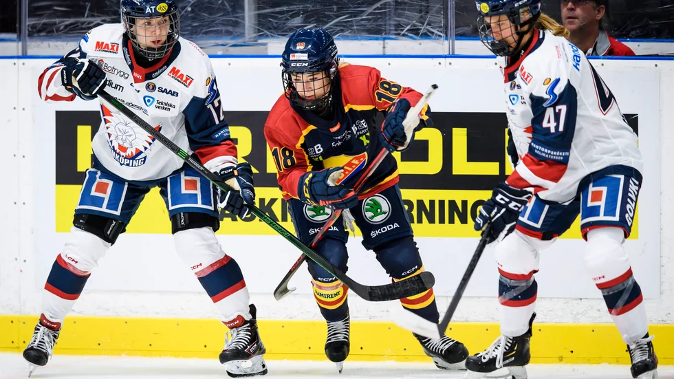 Damhockeyligan SDHL ökar sina intäkter efter en avtalsförlängning. Arkivbild.