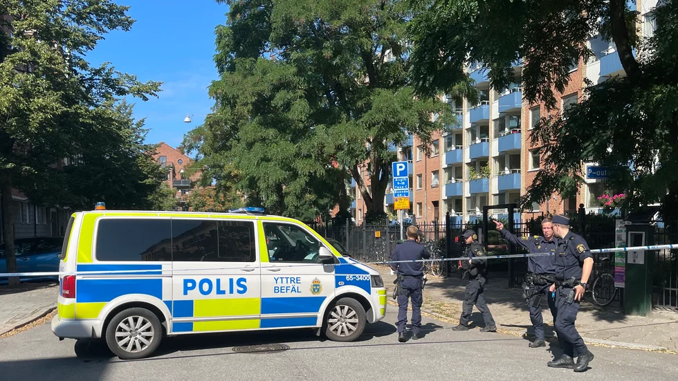 Larmet inkom strax före lunch.