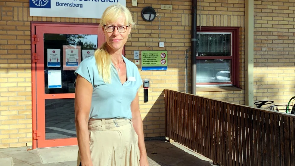 Monika Haakenstad Wilhelmsson, verksamhetschef på Vårdcentralen i Borensberg.