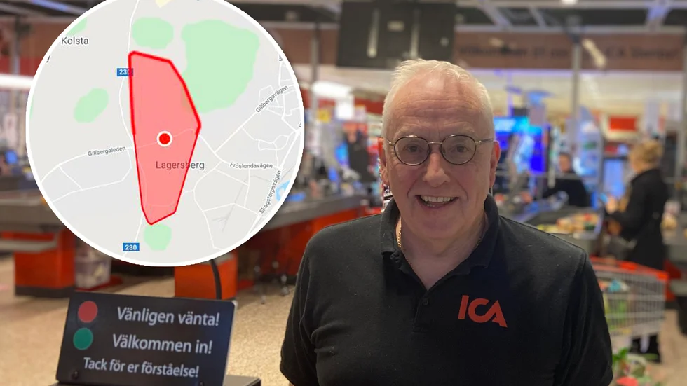 För andra gången på tre dagar drabbades delar av Eskilstuna på torsdagen av ett strömavbrott. Leif Larsson och Ica Stenby har drabbats båda gångerna.