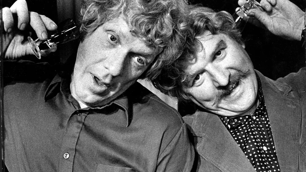 Tage Danielsson och Hasse Alfredson.