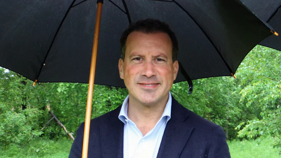 Claes Lagergren, partner i Gretabo, hoppas att aktörer som vill ha verksamhet i en hall på Berget dyker upp längre fram. (Arkivbild)
