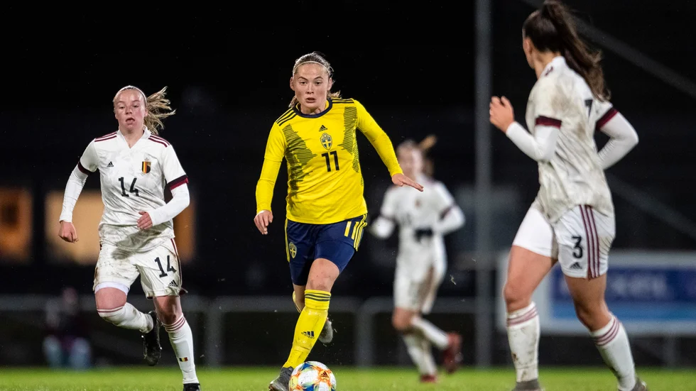 Uniteds Paulina Nyström finns med i truppen som ska möta Italien i slutet av november.