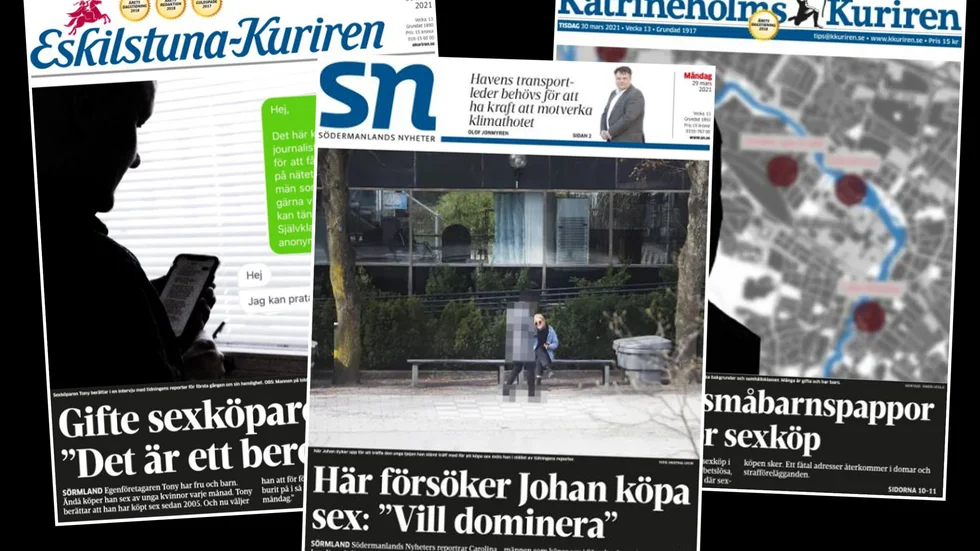 Tidningens reportageserie om den människohandel som pågår i vår närhet är talande. Skriver Inger Fredriksson, Amy Lindqvist, Centerkvinnorna Sörmland/Eskilstuna.