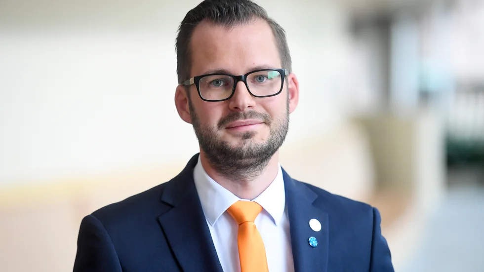 Mattias Bäckström Johansson, biträdande partisekreterare för SD. (Arkivbild)