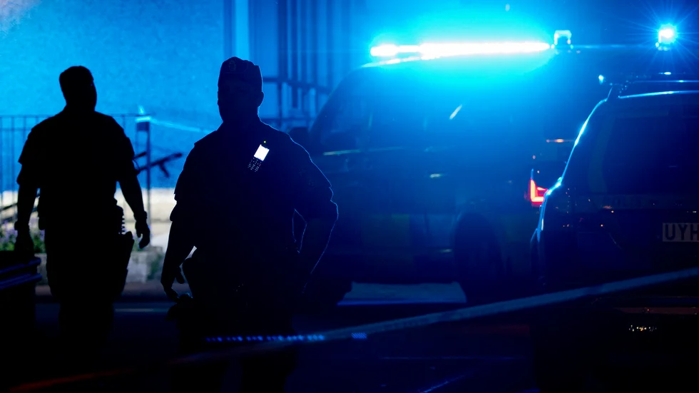 Kvinnan ringde själv polisen sent på onsdagskvällen. Bilden är tagen i ett annat sammanhang.