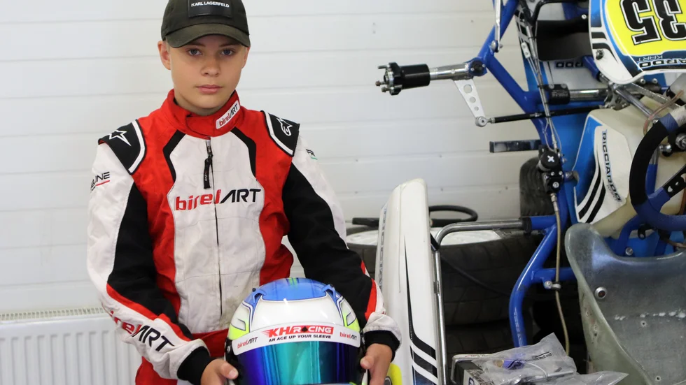 Dante Johansson har nu tagit klivet från gokart upp till formelbil. Det blev pris som bästa rookie direkt.