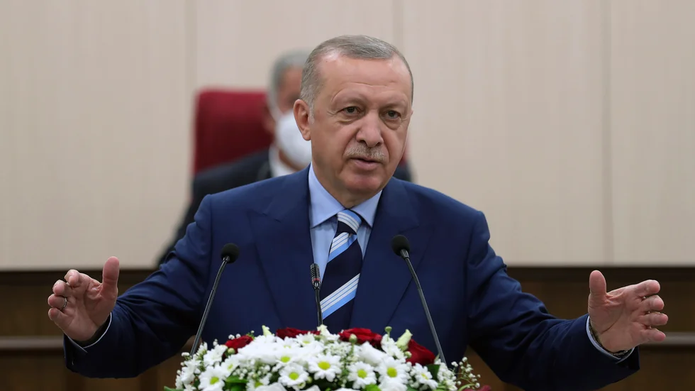 Turkiets president Recep Erdogan. Arkivbild.