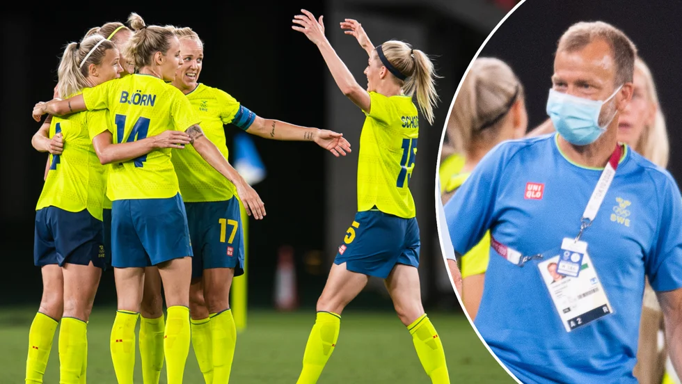 Luleåsonen Pontus Ekblom fick se sitt Sverige köra över USA i den första gruppspelsmatchen i OS.