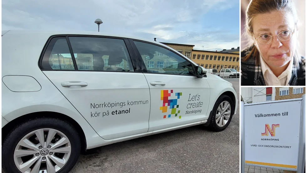 Vård- och omsorgskontoret, där Helena Axestam är en av verksamhetscheferna, har miljöbilar som ofta tankas med fossilt bränsle. Att Norrköpings kommun kör på etanol är därför en sanning med modifikation.