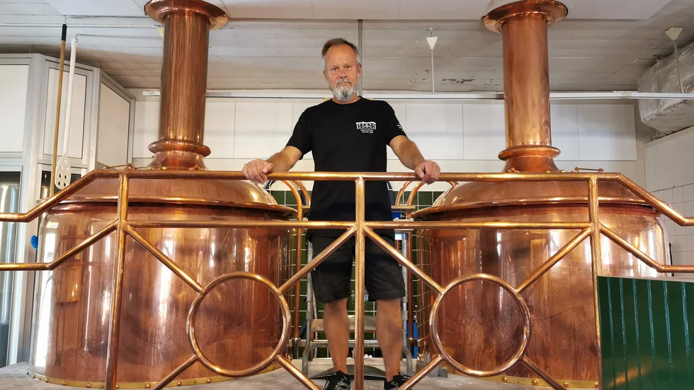Arto Ukura, VD och ägare till bryggeriet.