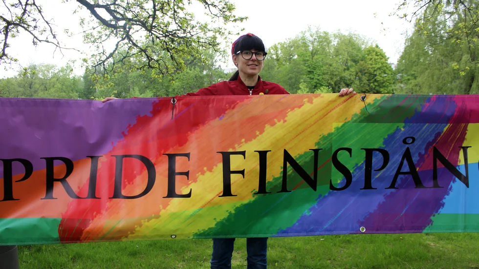 Nya ordföranden Solveig Betnér har tagit över Pride Finspång för att hon tycker det är viktigt att föreningen finns kvar.
