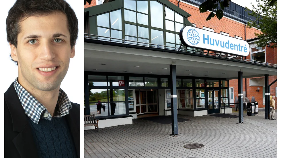 Alexander Höglund (L) och den styrande kolaitionen i regionen vill höja lönerna för vissa yrkesgrupper inom vården.