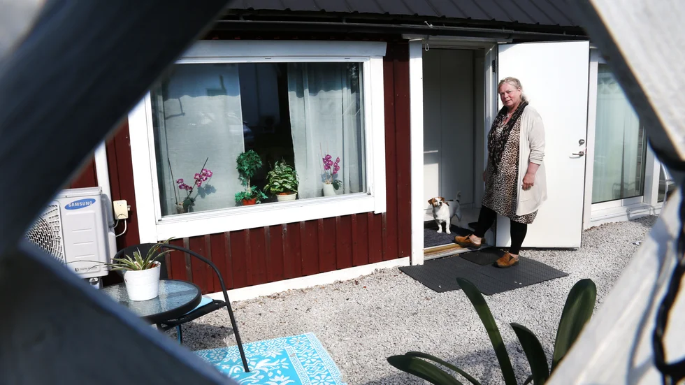 Lena van Evelingen erbjuder sex bäddar mitt på ön. Den före detta cykelverkstaden är helrenoverad och fräsch, och sommaren är redan så gott som fullbokad.