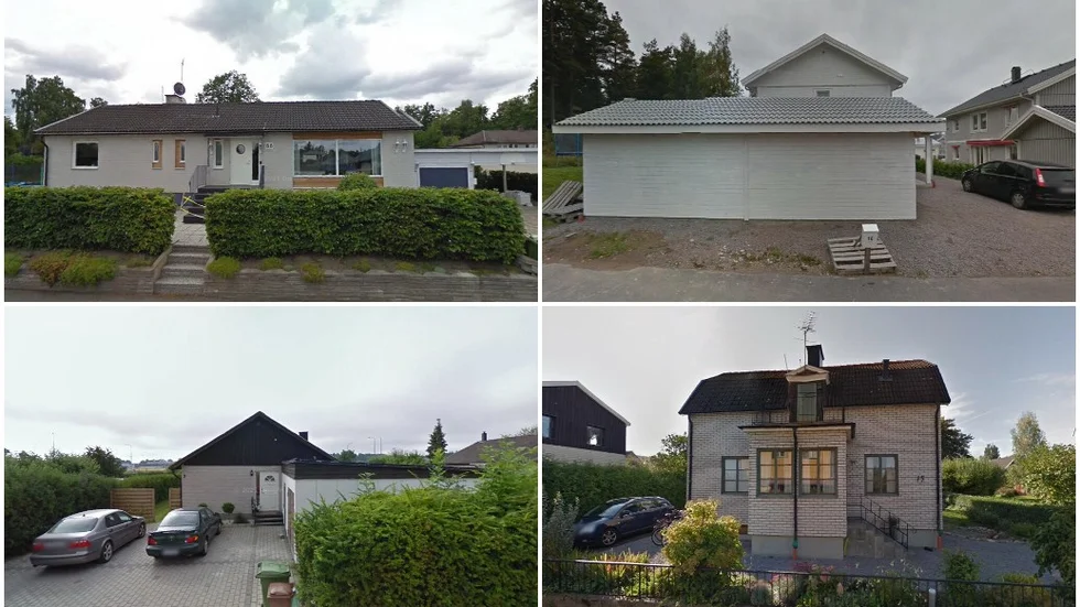 Du Rietzvägen 55, Vetegatan 16, Seglargatan 3 och Kolmårdsgatan 15