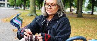 Mjuk och färgglad manifestation för klimatet
