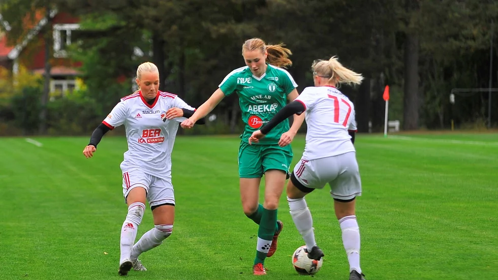 Tun stoppades effektivt av Enskede under lördagsmatchen.