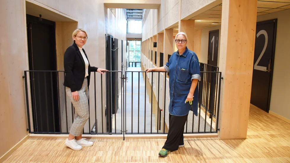 Evelina Fahlesson (t v) är ordförande, och Maria Ekberg Brännström är VD i Skellefteå Kulturhus AB.