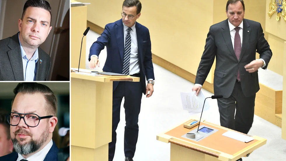 S och M bör samarbeta på nationell nivå. Det skriver kommunalråden Jimmy Jansson (S) och Jari Puustinen (M) i en debattartikel i Dagens Nyheter.