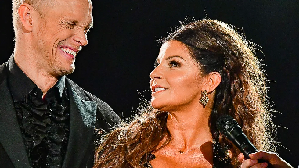 Carola Häggkvist med danspartnern Tobias Karlsson i "Let's dance". Arkivbild.