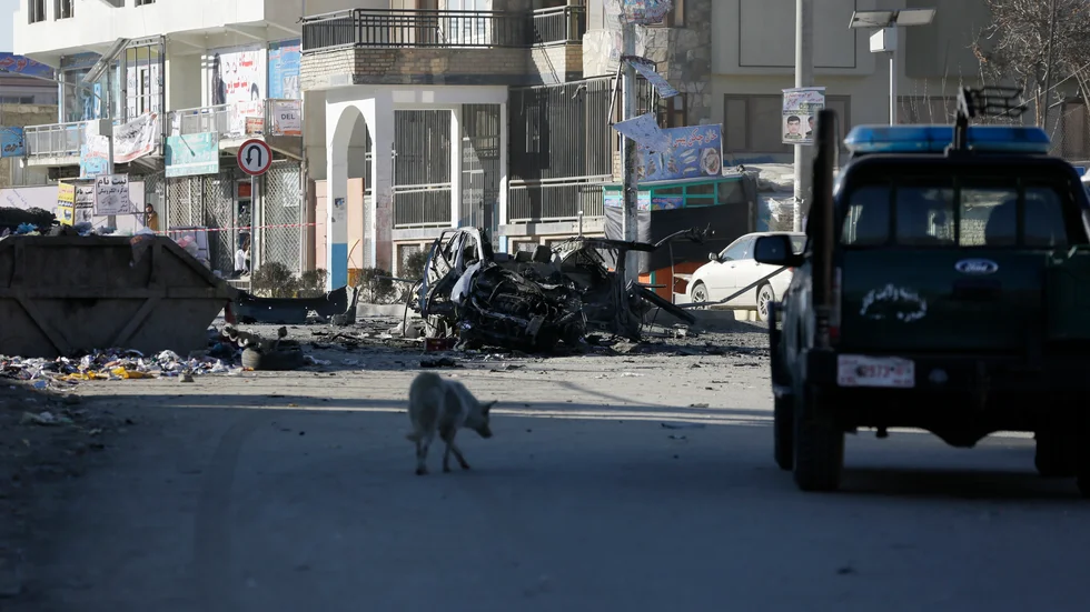 En bilbomb har dödat flera personer i Herat i Afghanistan. Bilden är från ett dåd i Kabul i december. Arkivbild.