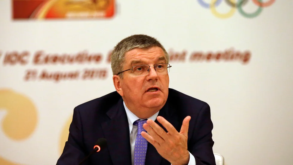 IOK-ordföranden Thomas Bach. Arkivbild.