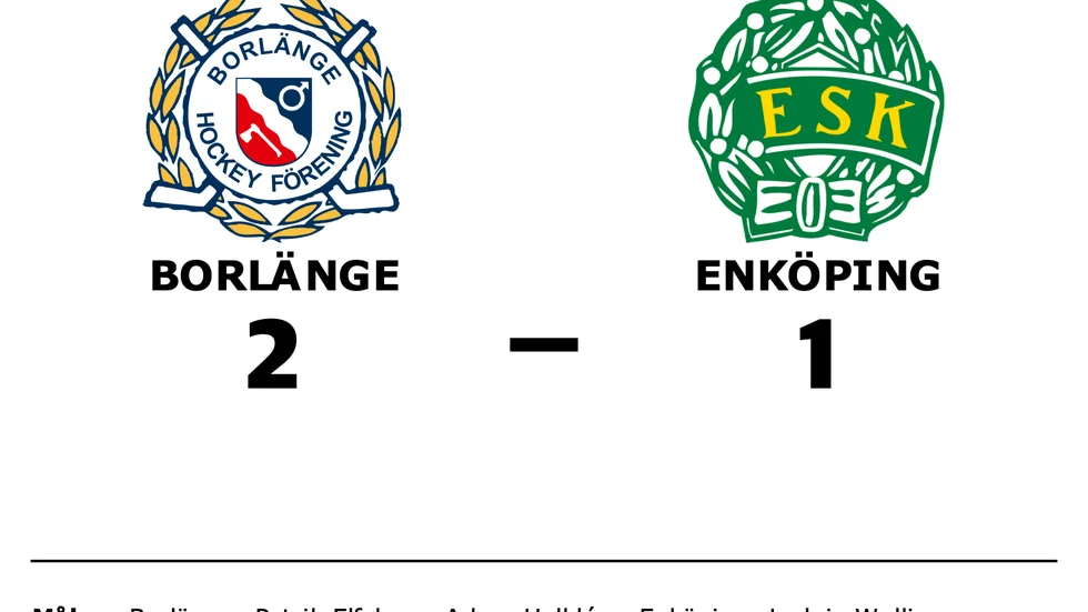 Borlänge vann mot Enköping