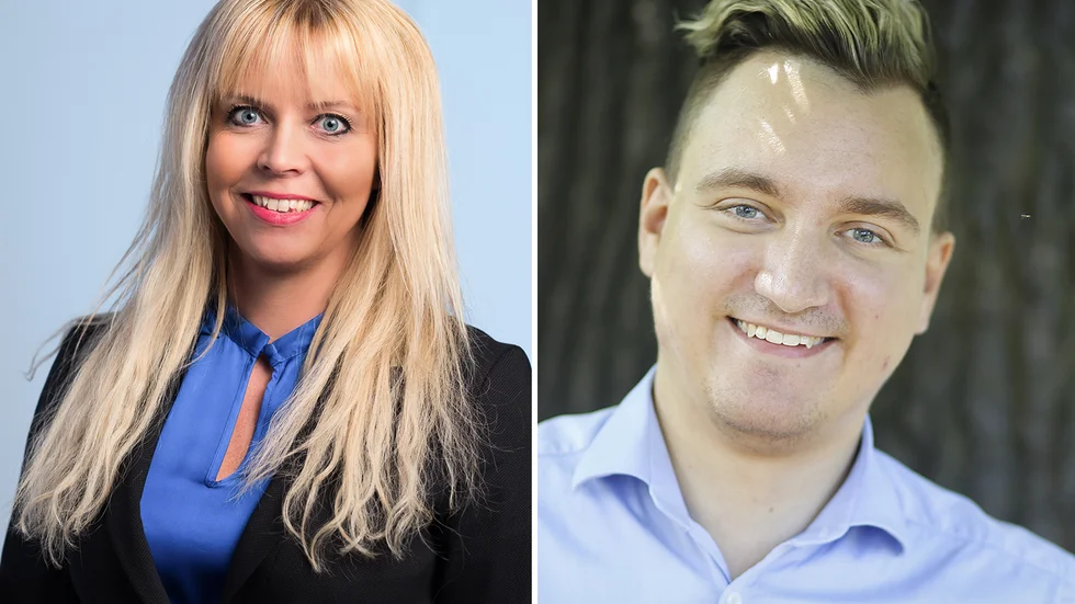 Erika Rydja Sandvik och Stefan Krstic ligger högt upp på Sörmlandsliberalernas riksdagslista.