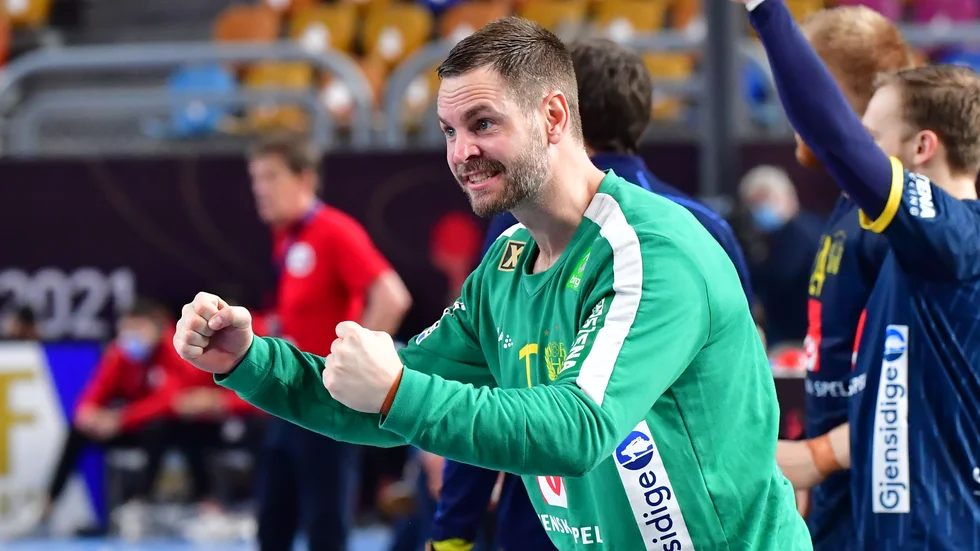 Svenske målvakten Andreas Palicka och hans Rhein-Neckar Löwen ställs mot Valter Chrintz Füchse Berlin i semifinalen i European League. Arkivbild.