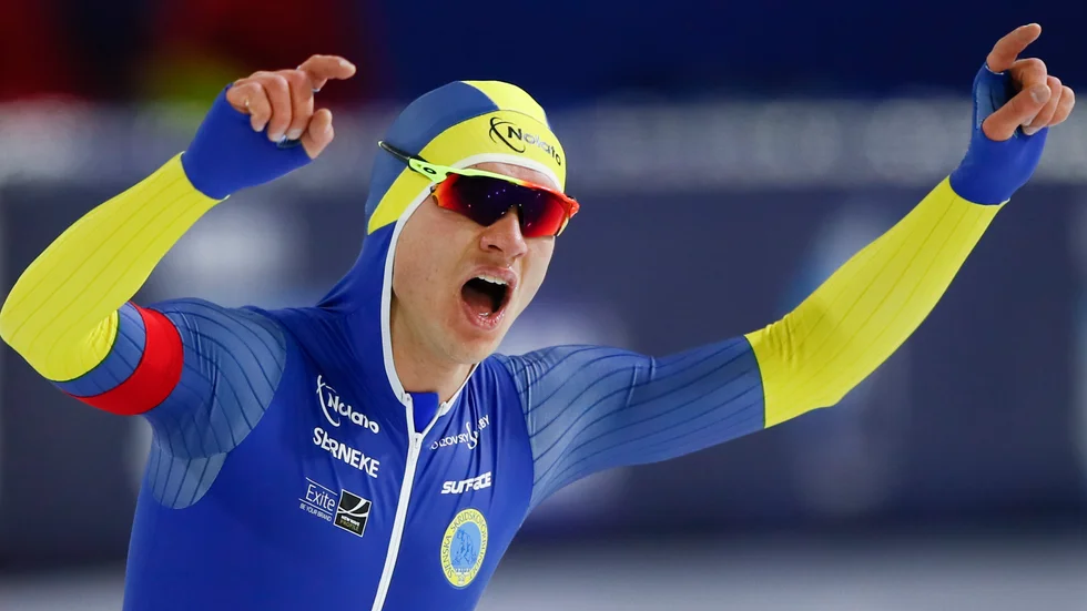 Nils van der Poel tilldelas årets Victoriapris för att han "på egen hand satt Sverige på skridskokartan igen”. Arkivbild.