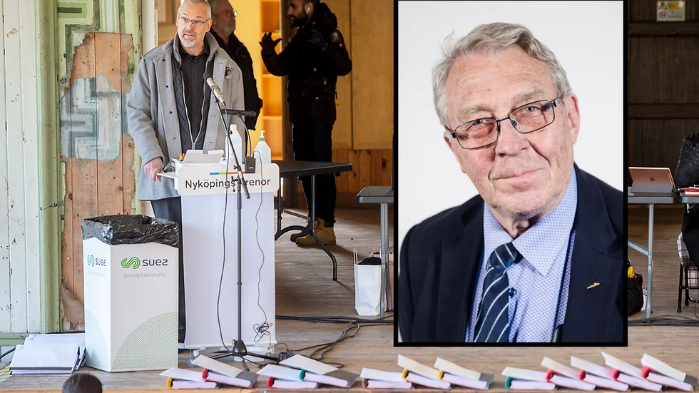 Regionfullmäktiges ordförande Tomas Borin avbröt sverigedemokraten Bertil Malmberg.