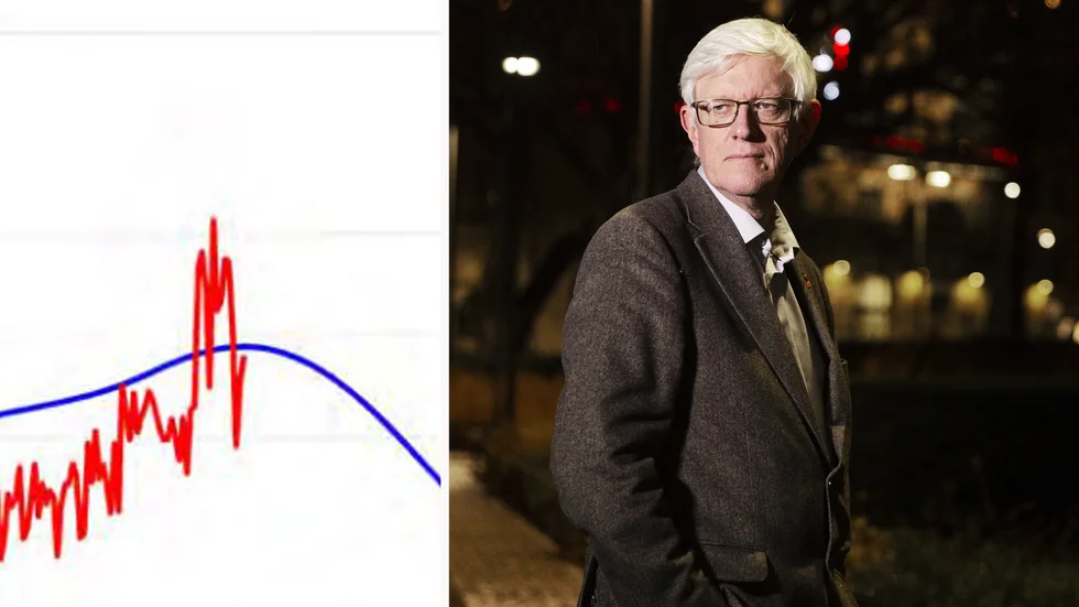 Enligt Folkhälsomyndighetens grundscenario kommer smittspridningen i Östergötland att minska under maj för att därefter dämpas kraftigt under sommaren. På bilden FHM:s generaldirektör Johan Carlson.