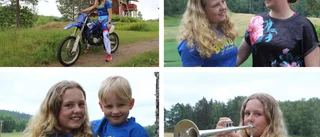 Karin, 12 – en envis tjej som satsar på skogen och musiken