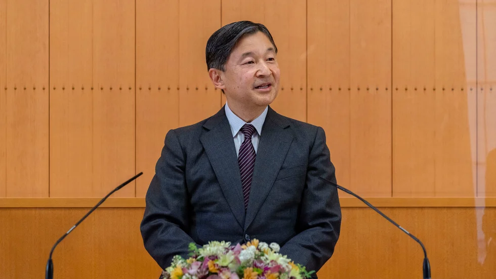 Japans kejsare Naruhito. Arkivbild.