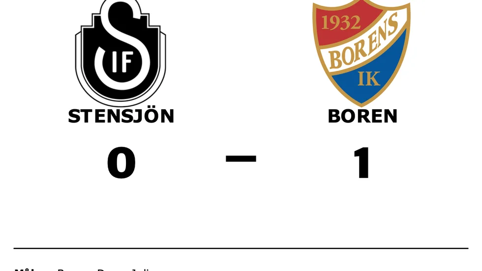 Stensjön förlorade mot Boren